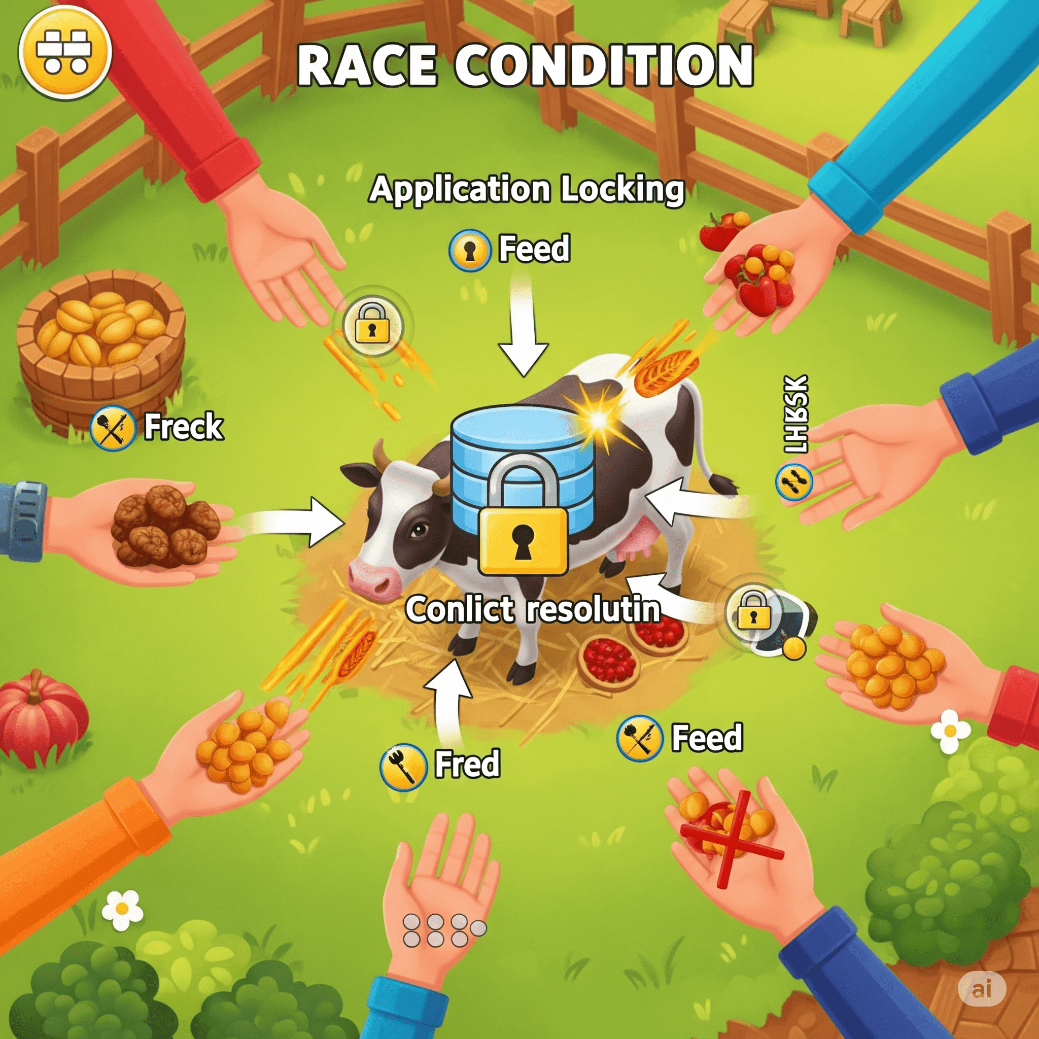 Race condition: rất dễ hiểu qua một lần
thiết kế game